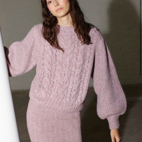 Eleven Six Sweaters - Eleven Six // Charlotte Sweater Pink Heater